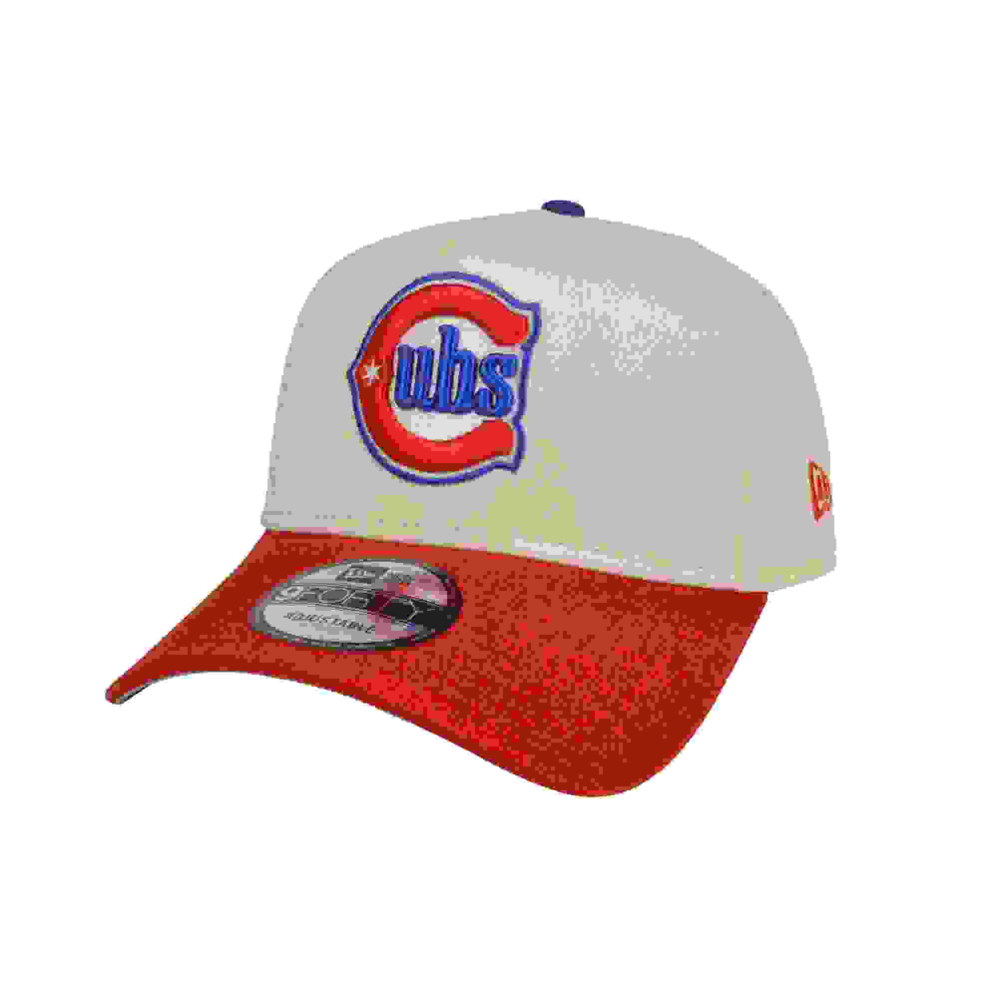 New Era Chicago Cubs 9FORTY A-Frame Cream/Red Snapback Hat